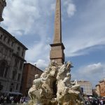 Der Vier-Flüsse-Brunnen auf der Piazza Navona