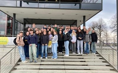 Die Schüler der Klasse 9 auf politischer Exkursion in Dresden